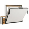 Platzsparendes Klappbett Morphy Studio mit Sofa-Modul - 140x200 cm Horizontales Wandbett